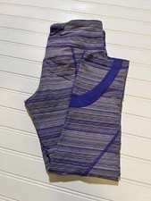 Women  s Lululemon Run Inspire Crop II Space Dye Purple Size 6