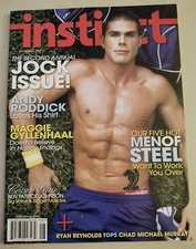 INSTINCT Magazine August 2005 Jock Issue Gay Int. Andy Roddick Ryan Reynolds