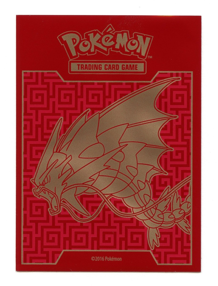 gyarados card sleeves 2016 XY Breakpoint Mega Gyarados ETB Individual Card Sleeve Pokemon  Original