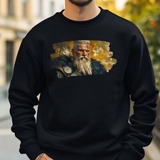 Viking Portrait Sweatshirt Cosy and Perfect for Any Occasion S to 4XL