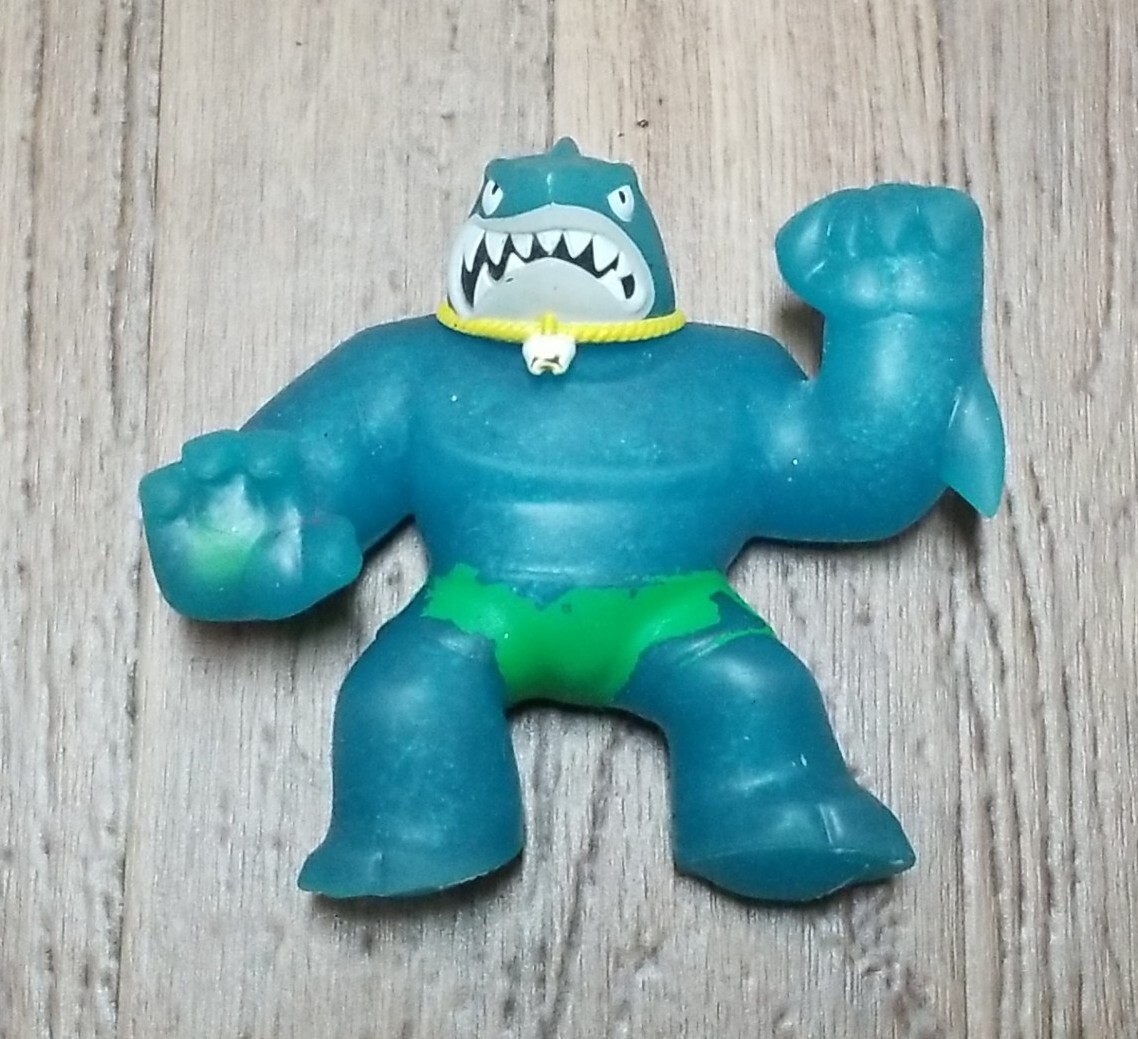 Heroes Of Goo Jit Zu Thrash Tsunami Flex Stretchy Shark Figure | eBay