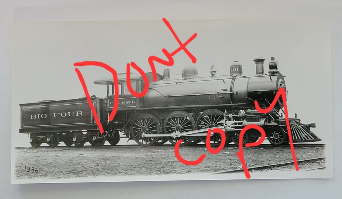 1896 BIG FOUR C.C.C. & ST. LOUIS LOCOMOTIVE #401 PHOTO | eBay