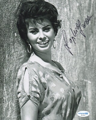 SOPHIA LOREN SIGNED PHOTO FILM AUTOGRAMME AUCH ACOA (18)