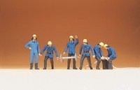 Preiser 14204 HO1:87; FeuerwehrmäNner, Neu & Ovp