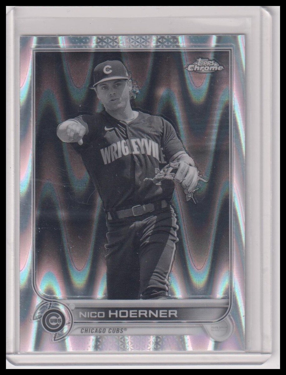2022 Topps Chrome Nico Hoerner #111 Raywave Chicago Cubs | eBay