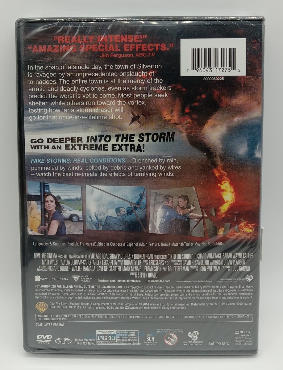 INTO THE STORM (2014, DVD) Brand NEW Sealed Action Adventure