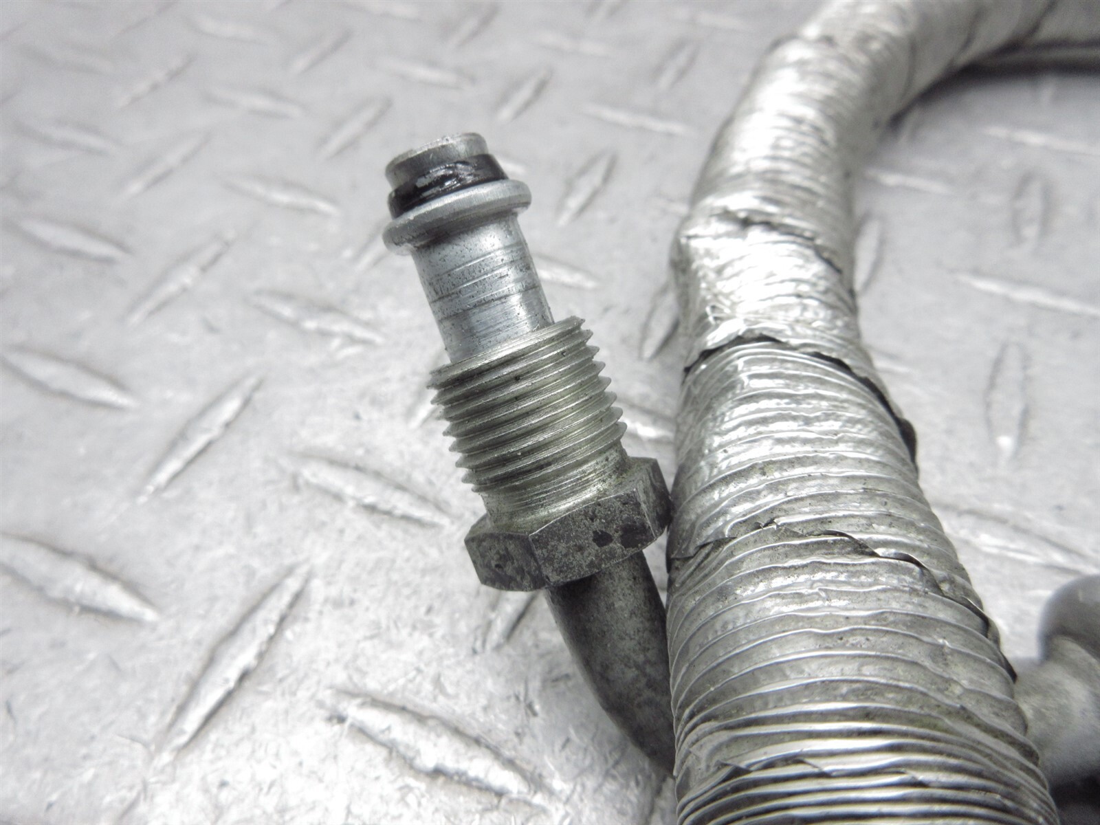2008 Ferrari F430 Spider 211642 Power Steering Pressure Hose Line Pump to Pipe