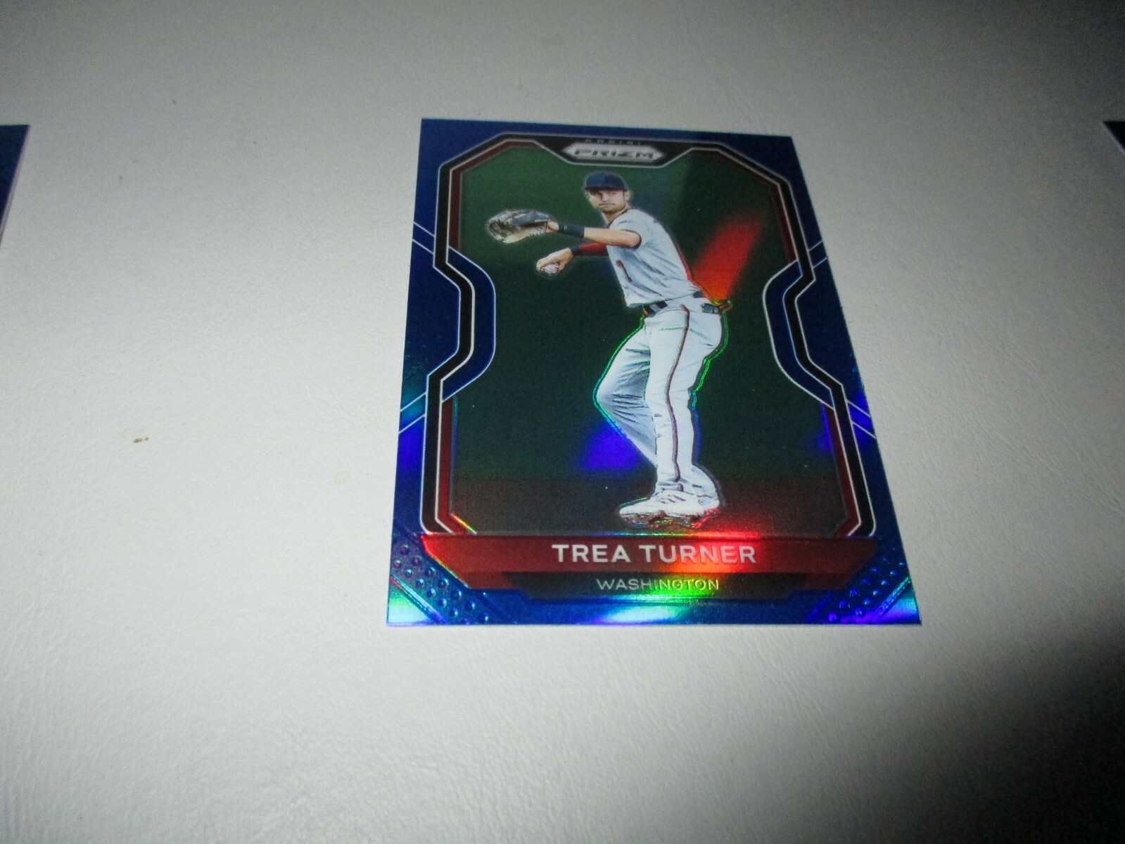 Trea Turner 2021 Panini Prizm Blue