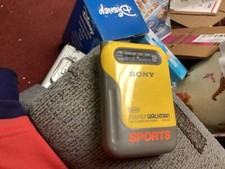 Sony Sports AVLS Radio FM/AM Walkman SRF-85 - Yellow