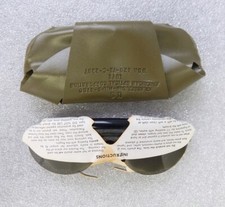 New Surplus US GI Pilot Sunglasses Vietnam Issue 1972 American Optical 140mm