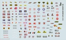 Gofer Racing 11011 x 1/24-1/25 Manufacturer Sponsor Logos #2 decals 