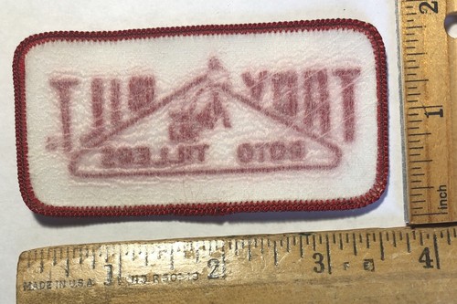 Vintage Troy Bilt Roto Tillers Logo Sew On Patch Garden Tool Agricultural - Picture 2 of 2