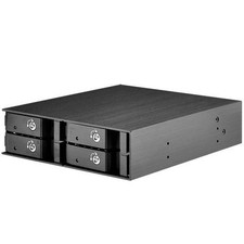 Silverstone SST-FS204B 4 x 2.5inch SAS/SATA Drives to 5.25inch Bay Front Storage