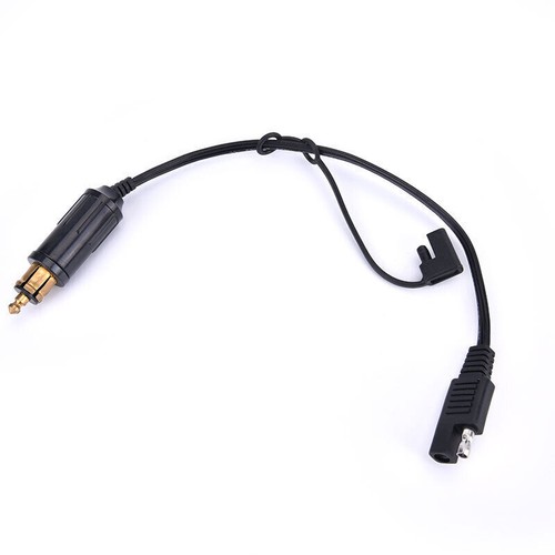 DIN Hella Powerlet Plug to SAE Battery Adapter Connector Cable for