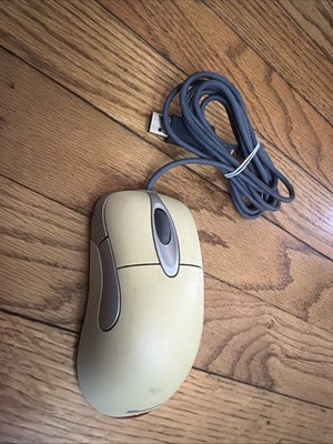 Classic Vintage Microsoft IntelliMouse Optical USB and PS/2 Compatible Mouse