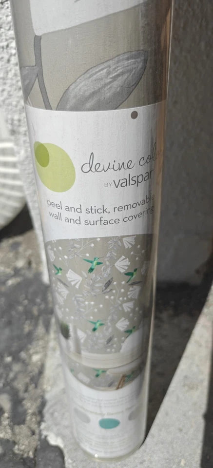 Papel pintado Valspar Devine Color Peel N Stick - Paquete de 4 - HU310 Foto 4 de 4