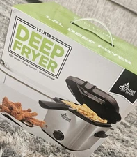 Deep Fryer 800W Adjustable Thermostat, Eco+Chef 1.5L NEW In Box