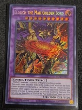 Yugioh Eldlich The Mad Golden Lord BLVO-EN040 Secret Rare 1st Ed Mint/NM