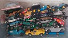 VINTAGE DIECAST & PLASTIC TOY RACING & SPORTS CAR JOB LOT MATCHBOX PILEN & OTHER