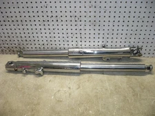 HD Harley Touring 01 13 Front Forks Lowers Legs Sliders Chrome Lower Tube Set