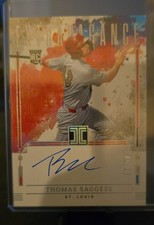 2025 Panini Impeccable - Canvas Creations Signatures Thomas Saggese #CCS-TS Holo