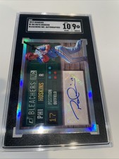 2019 Donruss Bleachers Inc. Autographs #14 Rhys Hoskins AUTO
