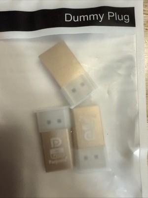 Dummy Plug For Windows, OSX, Linux And More 3 In Pack