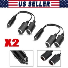 Dual Car Cigarette Lighter Splitter Charger Power Socket Adapter 12v Auto Outlet Dual Car Cigarette Lighter Splitter Charger Power Socket Adapter 12v Auto Outlet