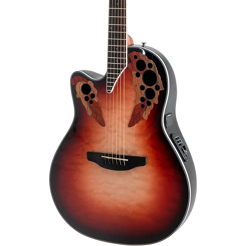 Ovation CE44LX-1R-G Celebrity Elite Plus Mid-Depth Left-Handed AE Guitar R Brst 100390₽