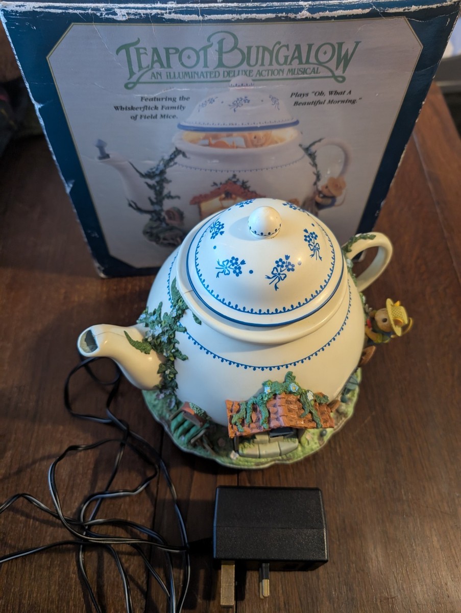 ENESCO オルゴール Teapot Bungalow 【ヴィンテージ】 ENESCO エネスコ