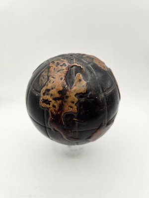Decorative Orb World Globe Metal Look Sphere Rustic Vintage Style Decor