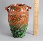 Antique American Arts & Crafts WELLER Art Pottery GREORA Vase, Script Mark