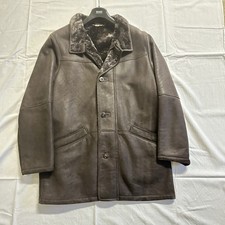 Christ Lammfell Lederjacke Mantel Gr.54 100% Leder Jacke Braun Top Zustand