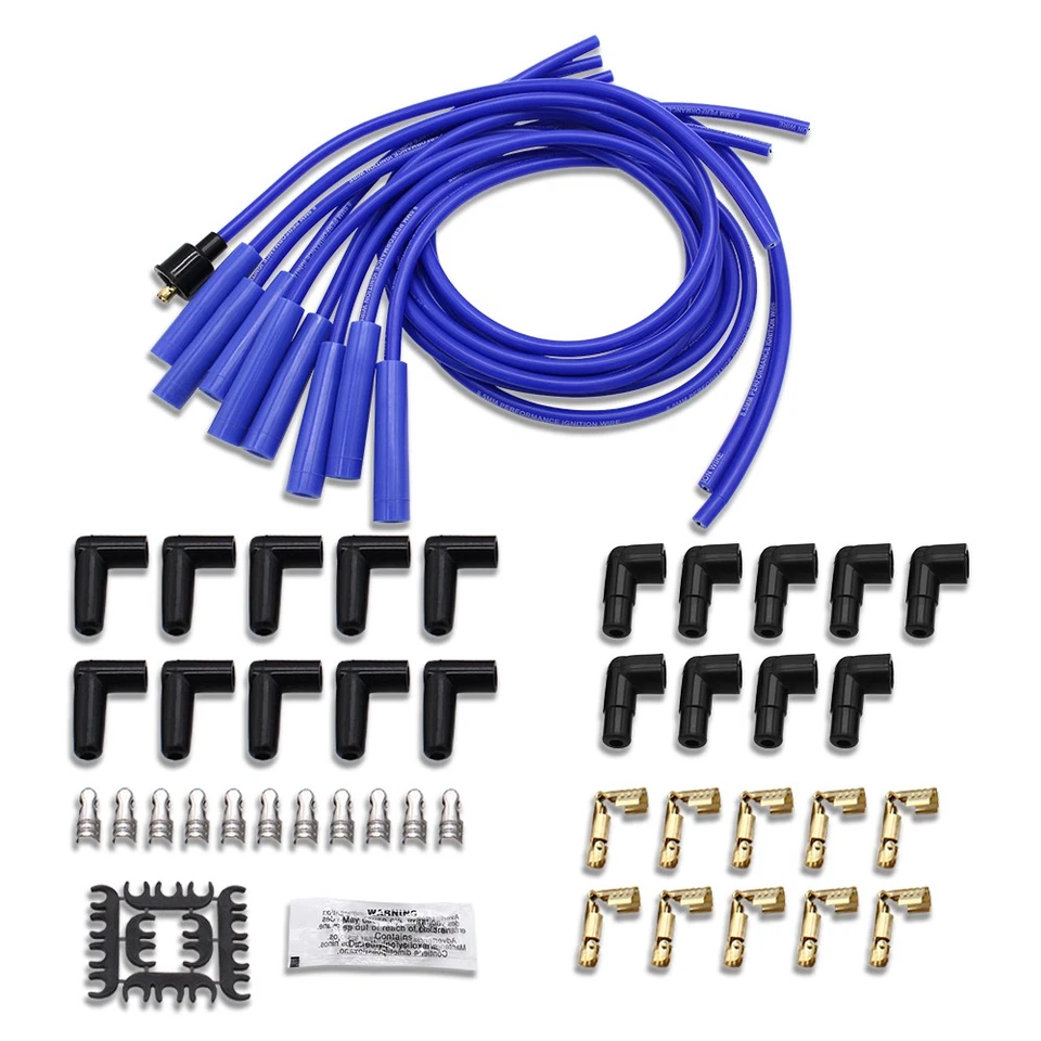 Distribuidor de encendido y cable de bujía azul para camioneta Chevy C/K 1987-1995 DST1830 Foto 4 de 4