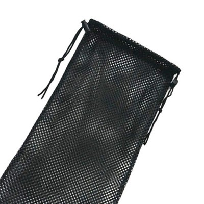 Black Diving Equipment Snorkeling Mesh Bag Ankle Flippers Storage Tote