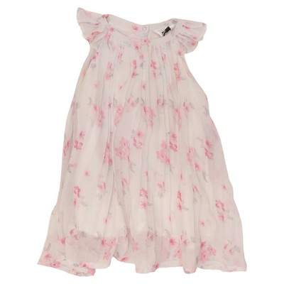 Express, Kleid, Größe: 80, Weiß/Pink/Mehrfarbig, Baumwolle/Polyester #Jw2