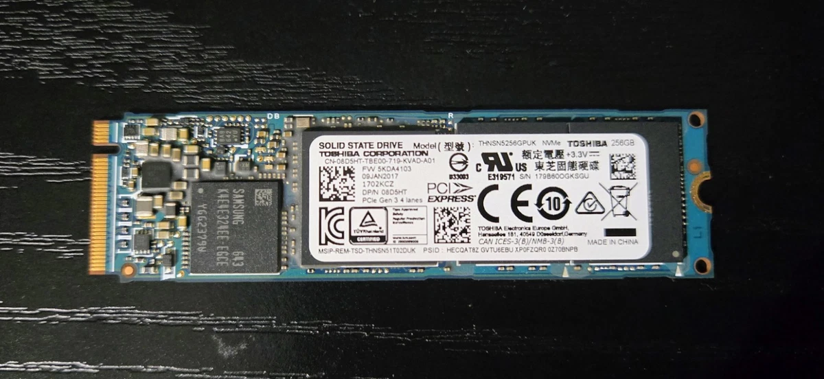 Toshiba M.2 Interface 256 GB Solid State Drives for sale | eBay