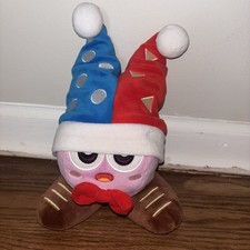 Kirby Nintendo stuffed animal with hat and bow tie Plush