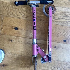 Micro Sprite Scooter - Pink - Ages 5 to 12 Adjustable Handles - Folding