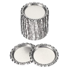 100 Pieces Bottle Caps for Crafts, 1 Inch Bottle Caps Bulk, Silver Tone