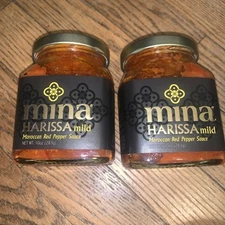 Lot Of 2 Harissa, Moroccan Red Pepper Sauce, Mild, 10 oz (283 g) Best by 2/25
