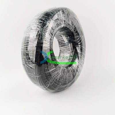LC-LC UPC SM 9/125 300M Black Armored Fiber Cable Duplex Fiber Optic Patch Cord