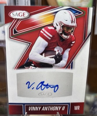 2025 sage Vinny Anthony ll  Auto Wisconsin card.
