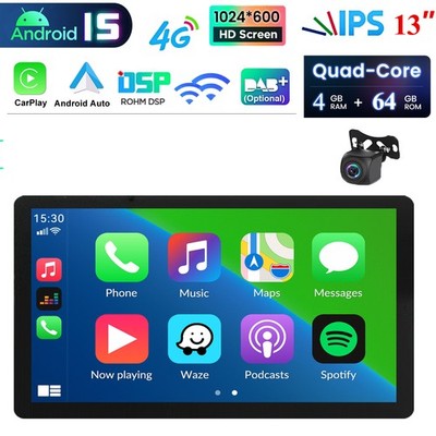ATOTO 7'' Double Din Autoradio DAB+ Wireless CarPlay&Android Auto 4+64G AI Agent
