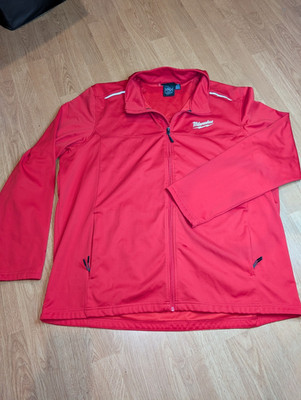 Milwaukee Stormtech Soft Shell Jacket Red Full Zip Lightweight Men's 3XL NWOT