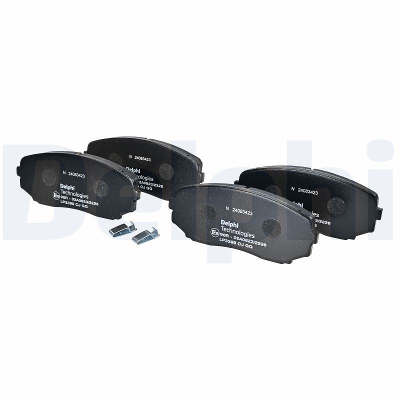 Für DELPHI LOCKHEED HAMULCE LP3399 BRAKE PAD AXLE SET MITSUBISHI - Bild 3