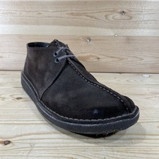 Clarks Originals Desert Trek Shoes Men  s 9 Dark Brown Suede Lace Up 36445