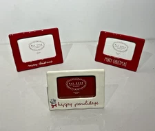 RAE DUNN CHRISTMAS PHOTO FRAME COLLECTION **YOU CHOOSE** (NEW)