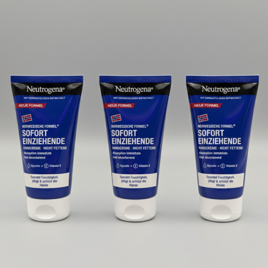 Neutrogena Handcreme norwegische Formel 3x75ml sofort einziehend
