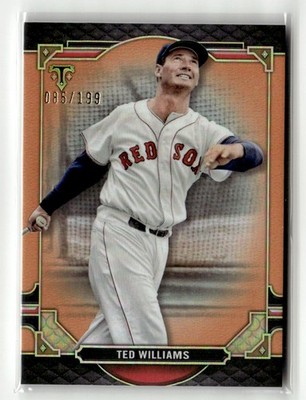 2022 Topps Triple Threads #90 Ted Williams Amber #/199